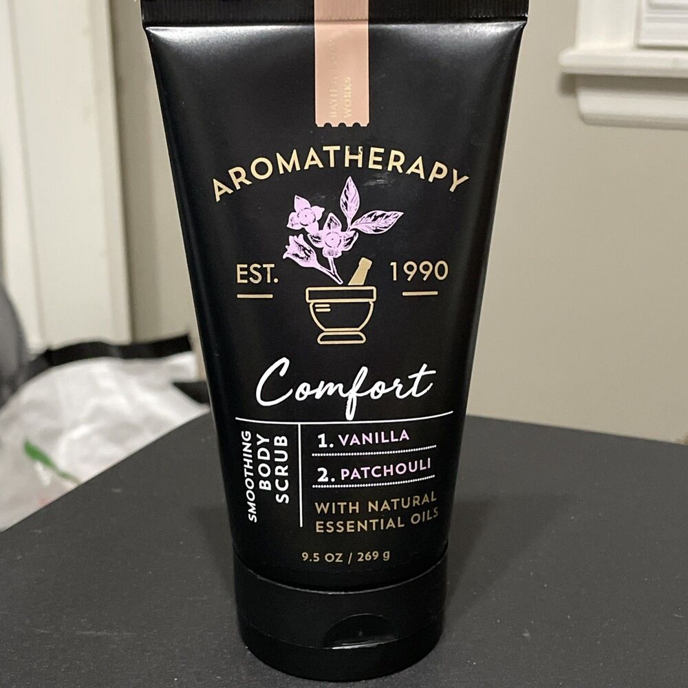 Bath & Body Works Aromatherapy Comfort VANILLA PATCHOULI Body Scrub 9.5 oz